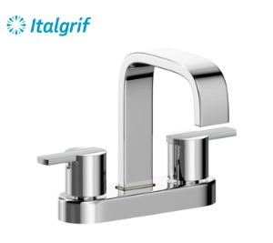 MEZCLADORA DE 4" PARA LAVATORIO MINIMALISTA - ITALGRIF