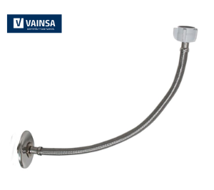 TUBO DE ABASTO PARA INODORO 1/2" X 7/8" X 40CM - VAINSA