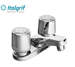 MEZCLADORA DE 4" PARA LAVATORIO - ITALGRIF