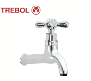 LLAVE DE 1/2" DE LAVANDERIA A LA PARED - TREBOL