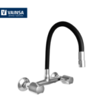 MEZCLADORA PARA LAVADERO A LA PARED P/FLEX NEGRO - VAINSA