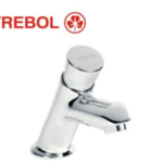 LLAVE DE 1/2” DE LAVATORIO TEMPORIZADA PICO CORTO - TREBOL