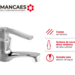 LLAVE DE LAVATORIO MILETT -  AMANCAES