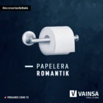PAPELERA SIN CUBIERTA ROMANTIK - VAINSA - Imagen 2
