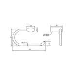 ACCESORIOS DE BAÑO 5 PIEZAS OVAL -  VAINSA - Imagen 7