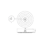 CABEZA PARA SALIDA DUCHA MARTINI - VAINSA - Imagen 2