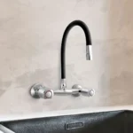MEZCLADORA PARA LAVADERO A LA PARED P/FLEX NEGRO - VAINSA - Imagen 3