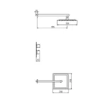 MEZCLADORA TERMOSTÁTICA DE DUCHA MODUS - VAINSA - Imagen 3