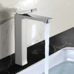 MONOCOMANDO PARA LAVATORIO ALTA MANHATTAN CON ACABADO DURACROM - VAINSA - Imagen 3