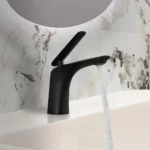 MEZCLADORA MONOCO LAVATORIO BAJA BLACK COSMOPOLITAN - VAINSA - Imagen 3