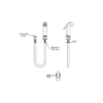DUCHITA BIDET CROMADA - ITALGRIF - Imagen 3