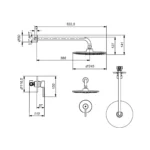 MEZCLADORA PARA DUCHA C/SALIDA - VAINSA - Imagen 2