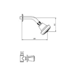 LLAVE PARA DUCHA C/ SALIDA - VAINSA - Imagen 2