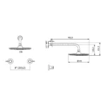 MEZCLADORA PARA DUCHA C/SALIDA - VAINSA - Imagen 2