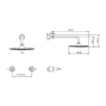 MEZCLADORA PARA DUCHA C/SALIDA - VAINSA - Imagen 2