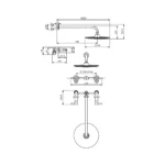 MEZCLADORA PARA DUCHA C/SALIDA - VAINSA - Imagen 2
