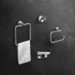 ACCESORIOS DE BAÑO 4 PIEZAS KIT STEEL - VAINSA - Imagen 2