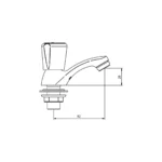 LLAVE PARA LAVATORIO - VAINSA - Imagen 2