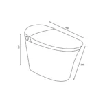 INODORO NEGRONI INTELIGENTE MULTIFUNCIÓN - VAINSA - Imagen 2