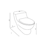 ONE PIECE CAPRI BLANCO - VAINSA - Imagen 2