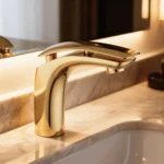 MONOCOMANDO PARA LAVATORIO BAJA MARTINI ACABADO GOLD - VAINSA - Imagen 2