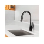 MEZCLADORA MONOCOMANDO DE COCINA PICO EXTRAÍBLE OXFORD NEGRO MATE - TREBOL - Imagen 2