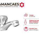LLAVE DE LAVATORIO CAMILA - AMANCAES