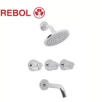 MEZCLADORA DE DUCHA Y TINA DE 8" CON SALIDA DE 6"