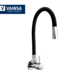 LLAVE PARA LAVADERO A LA PARED P/FLEX NEGRO - VAINSA