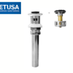 DESAGÜE PUSH ULTRAINOX® 9” CON REBOSE - METUSA MILENIUM