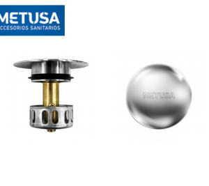 SISTEMA PUSH TAPÓN GRANDE ULTRAINOX® PARA DESAGÜE 1 1/4" - METUSA MILENIUM