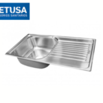 LAVADERO DE COCINA ARGOS® 75 X 40 X 18 CM - METUSA MILENIUM