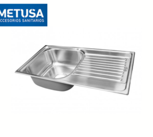 LAVADERO DE COCINA ARGOS® 75 X 40 X 18 CM - METUSA MILENIUM