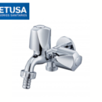 LLAVE DOBLE DE LAVANDERÍA A LA PARED CIRCÓN - METUSA