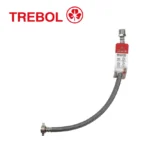 TUBO DE ABASTO LAVATORIO NYLON 1/2”X1/2”X45CM - TREBOL