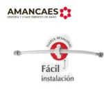 TUBO DE ABASTO DE LAVATORIO 1/2 x 1/2 - AMANCAES