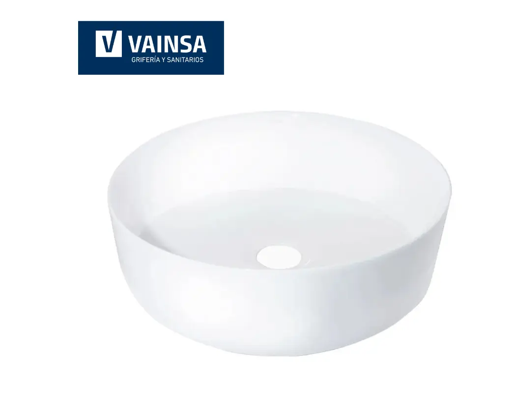 Copia de Copia de VAINSA_IMAGENES DE LA WEB - 2026-03-27T151456.267 BOWL REDONDO MANHATTAN BLANCO MATE - VAINSA - Imagen 1
