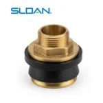 BRIDA DE BRONCE CON EMPAQUE Y CONTRATUERCA DE 3/4 (19MM.)  - SLOAN