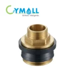 BRIDA DE BRONCE CON EMPAQUE Y CONTRATUERCA DE 3/4 (19MM.) - CYMOLL