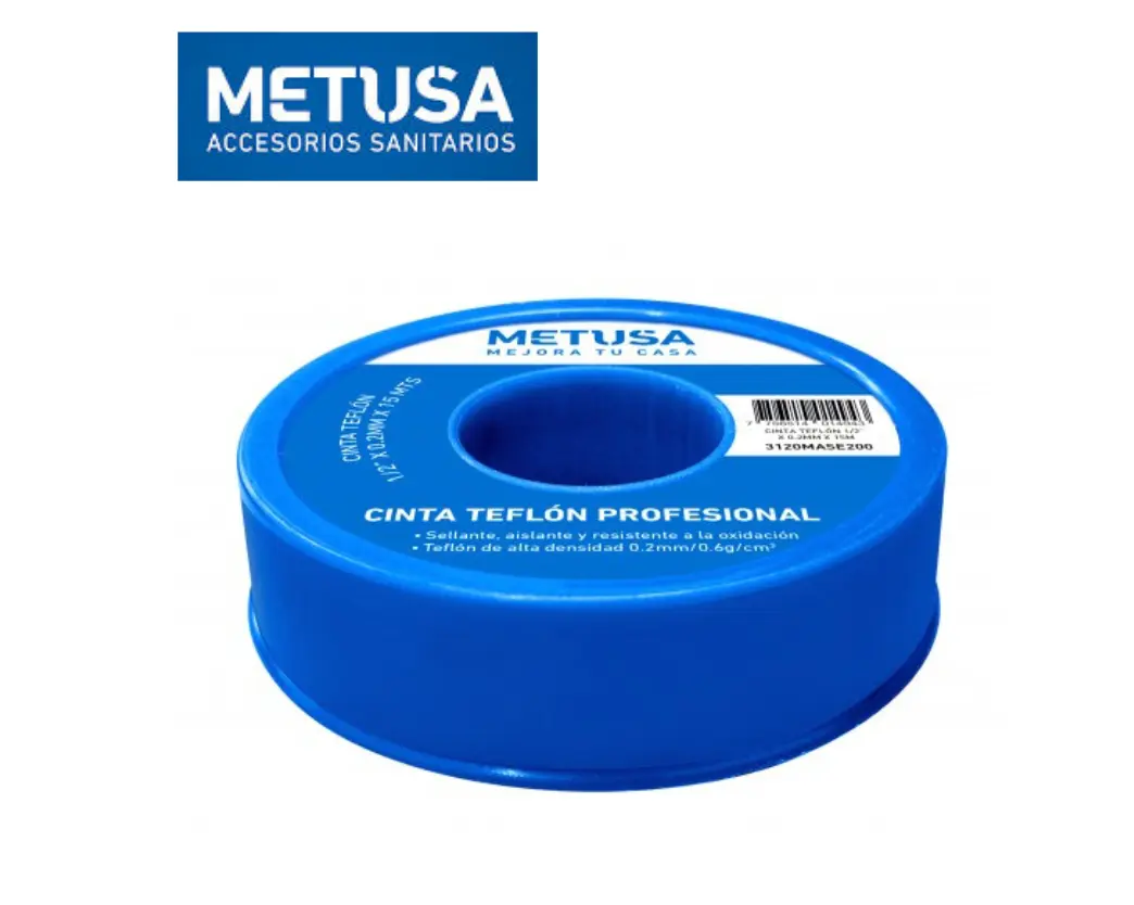 Copia de Copia de VAINSA_IMAGENES DE LA WEB - 2026-03-27T194344.910 CINTA TEFLÓN 1/2" X 15MTS. - METUSA - Imagen 1