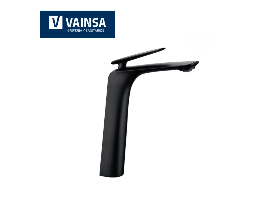 Copia de Copia de VAINSA_IMAGENES DE LA WEB - 2026-03-30T170421.721 MEZCLADORA MONOCO LAVATORIO ALTA BLACK COSMOPOLITAN - VAINSA - Imagen 1