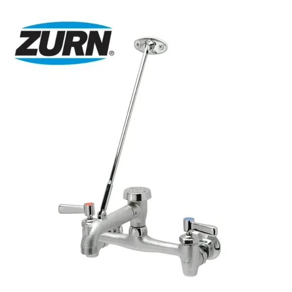 GRIFERIA PARA LAVADERO A LA PARED DE 8" CON GANCHO PORTABALDE - ZURN