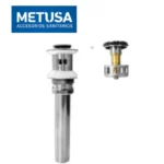 DESAGÜE PUSH ULTRAINOX® 9” CON REBOSE - METUSA MILENIUM