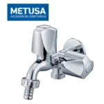 LLAVE DOBLE DE LAVANDERÍA A LA PARED CIRCÓN - METUSA