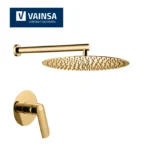 MONOCOMANDO DUCHA MARTINI CON ACABADO GOLD - VAINSA