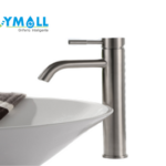 MEZCLADORA DE LAVATORIO PARA OVALIN ALTA INOX - CYMOLL