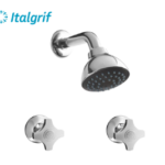 MEZCLADORA DE DUCHA 2 LLAVES CON SALIDA BARÚ - ITALGRIF