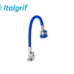 LLAVE PARA LAVADERO CON PICO FLEXIBLE AZUL AL MUEBLE - ITALGRIF