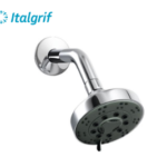 SALIDA DE DUCHA TECNO CON BRAZO Y CANOPLA CROMADOS - ITALGRIF
