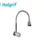 LLAVE PARA LAVADERO A LA PARED CON PICO FLEXIBLE - ITALGRIF